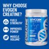 Etiqueta frontal de Evogen Creatine Monohydrate