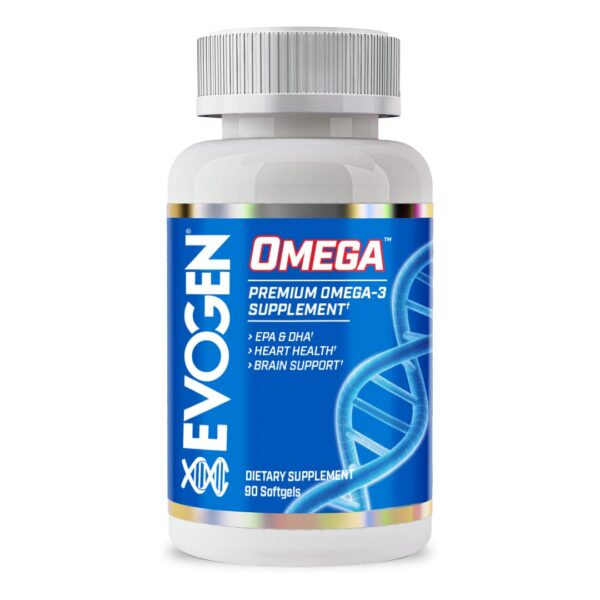 Frente del envase Evogen Omega Fish Oil EPA DHA