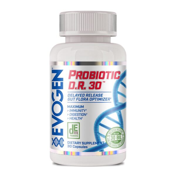 Evogen Probiótico D.R. 30 caja suplemento intestinal salud