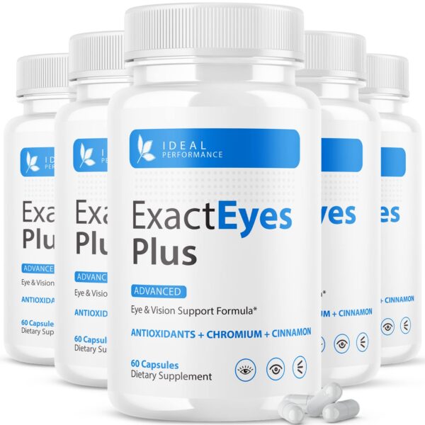 Envase de Exact Eyes Plus con etiqueta