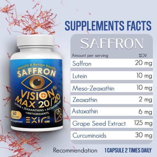 EXIR Eye Supplement ingredientes