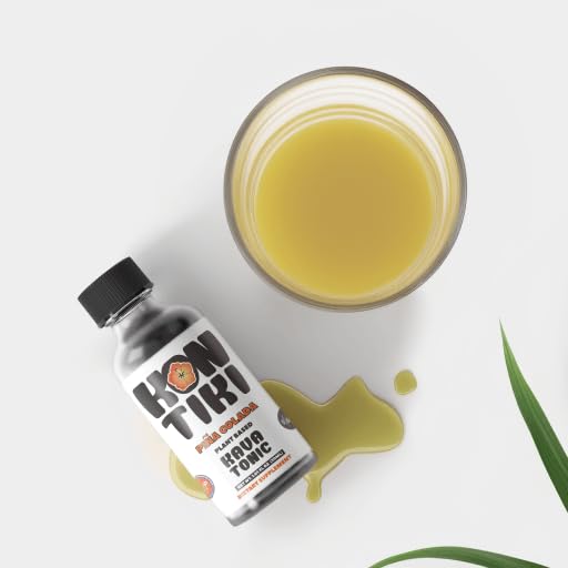 Version 1.0.0 EXP Kon Tiki Tónico Kava Piña Colada extracto raíz botella