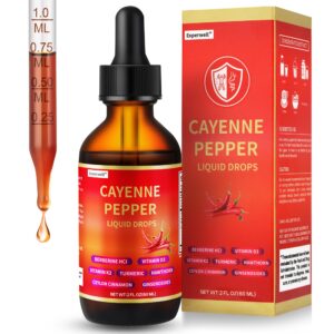 Version 1.0.0 Experwell Cayenne Drops botella frontal