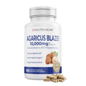 Extracto de Agaricus Blazei orgánico en cápsulas vegetales