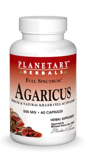 Extracto de Agaricus cápsulas 500 mg