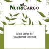 Extracto en polvo de Aloe Vera 4:1 NutriCargo en envase