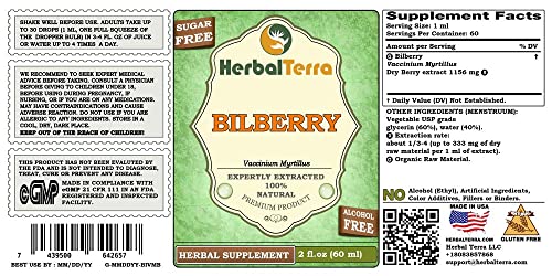 Version 1.0.0 extracto de arándano sin aditivos y sin alcohol