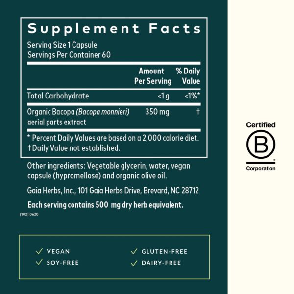 Version 1.0.0 Extracto de bacopa para apoyo cerebral