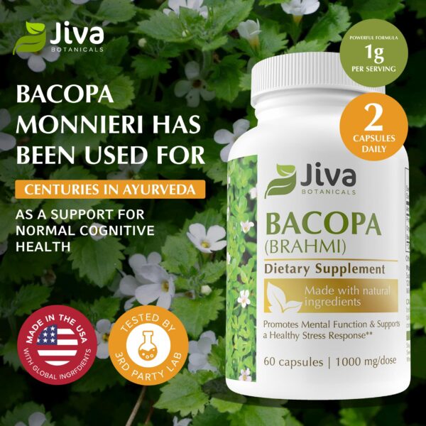 Extracto bacopa monnieri 300mg para energía mental