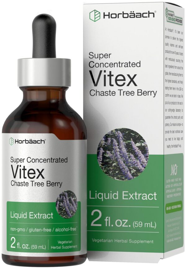 Version 1.0.0 Extracto de baya vitex chasteberry de Horbäach en botella