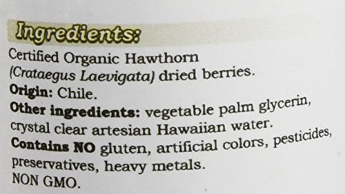 Version 1.0.0 Extracto de bayas secas de espino en botella líquida natural