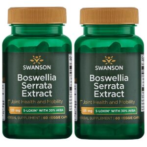 Extracto de Boswellia Serrata Swanson frasco 125 mg 60 cápsulas vegetales