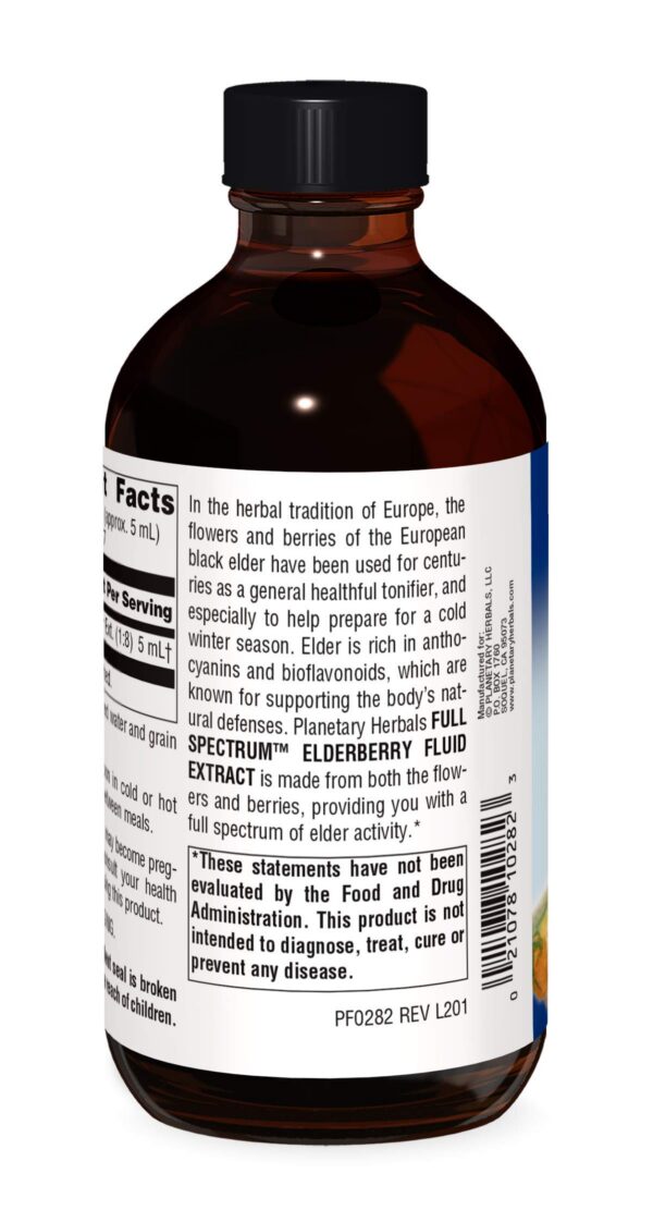 Extracto botánico para apoyo inmunológico Planetary Herbals elderberry