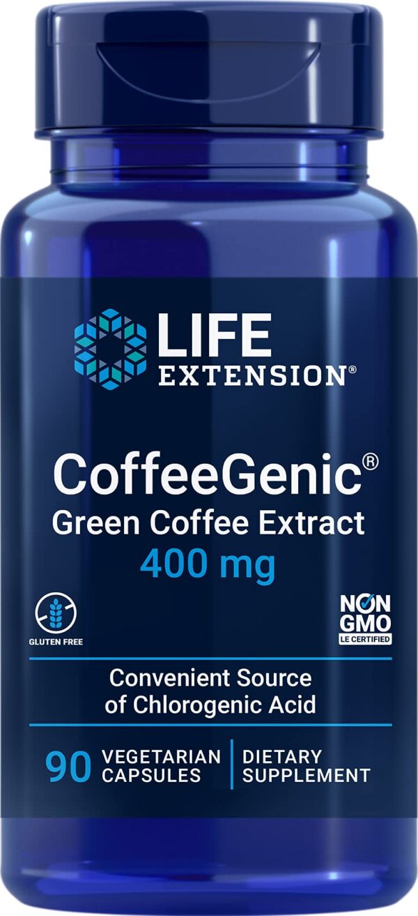 Suplemento extracto café verde Life Extension 400mg
