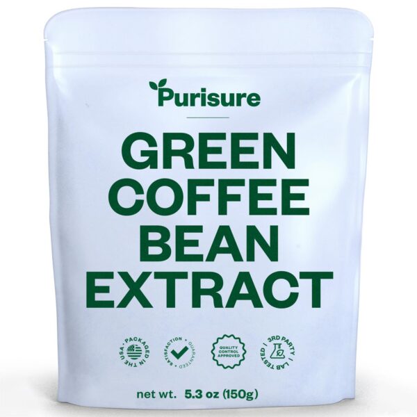 Version 1.0.0 Extracto de café verde Purisure envase frontal