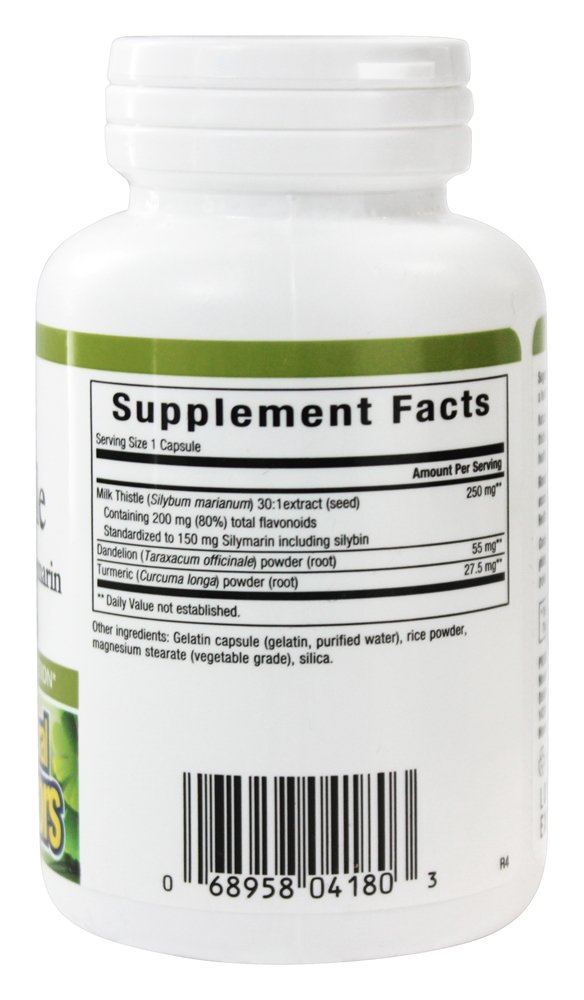 Extracto cardo mariano Natural Factors 60 cápsulas