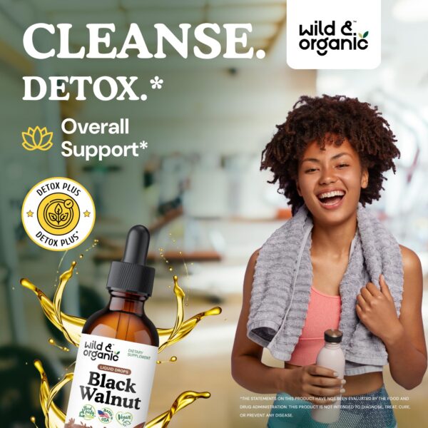 Extracto cáscara nogal negro sin alcohol Wild & Organic envase