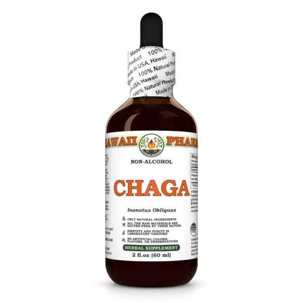 Version 1.0.0 Extracto de Chaga libre de alcohol Hawaii Pharm