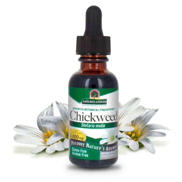 Extracto Chickweed Nature's Answer botella 1 onza