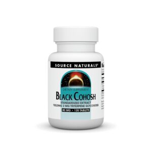 Extracto cohosh negro Source Naturals botella 120 tabletas frontal