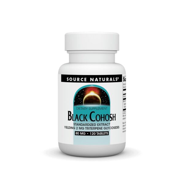 Extracto cohosh negro Source Naturals botella 120 tabletas frontal