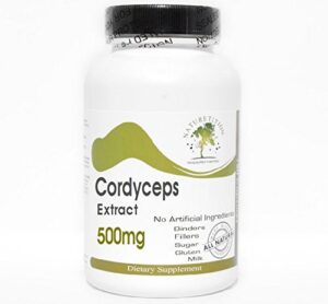 Extracto de Cordyceps 500mg en frasco
