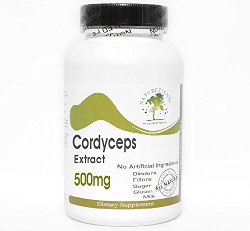 Extracto de Cordyceps 500mg en frasco