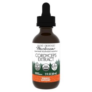 Extracto Cordyceps Host Defense suplemento energético inmunológico