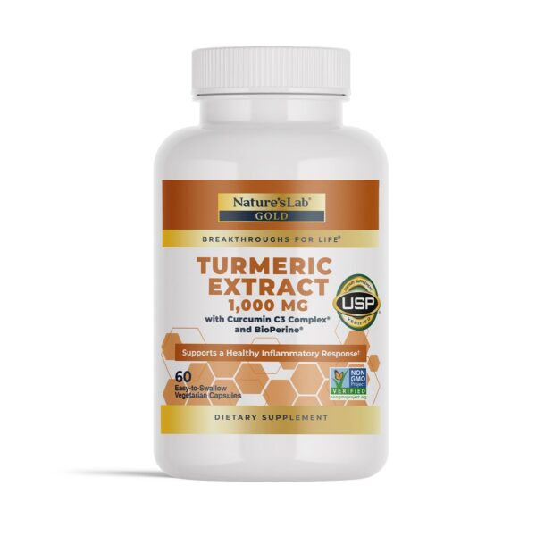 Version 1.0.0 Extracto de cúrcuma Nature's Lab cápsulas 1000mg con curcumina