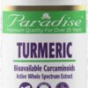 Extracto de cúrcuma orgánica Paradise Herbs 120 cápsulas