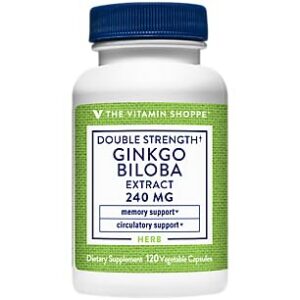 Extracto doble potencia Ginkgo Biloba 240 mg 120 cápsulas
