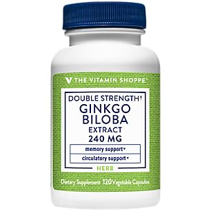Extracto doble potencia Ginkgo Biloba 240 mg 120 cápsulas