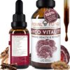 Botella de extracto Feral Fungi Myco-Vitality con etiqueta