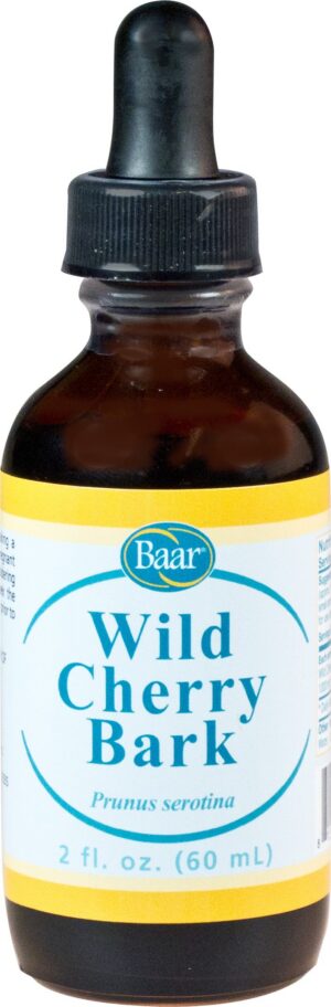 Botella extracto fluido corteza cerezo silvestre baar 2 oz