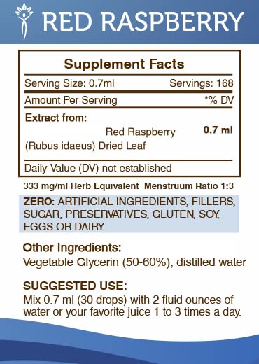 Extracto de frambuesa roja visto de cerca