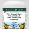 Botella de extracto extra fuerte de Cohosh Negro TerraVita 100 cápsulas