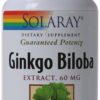 Extracto ginkgo biloba Solaray 60 cápsulas apoyo cognitivo