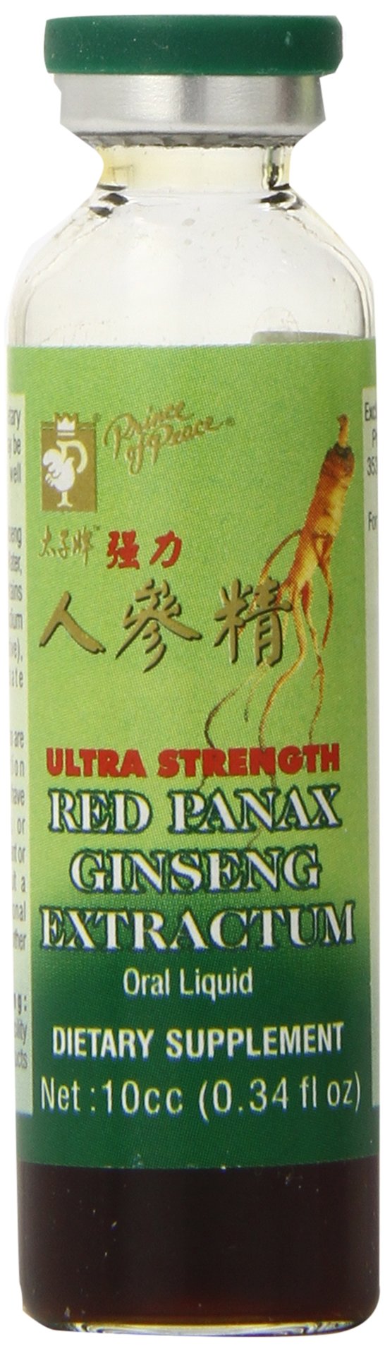 Extracto ginseng Panax rojo Prince of Peace botella frontal