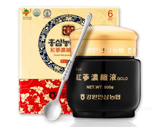 Extracto de ginseng rojo coreano Gangwoninsam botella 500g