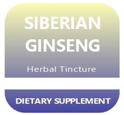 Extracto de Ginseng Siberiano Eleuthero sin alcohol 1 oz