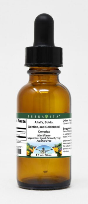 Extracto glicerinado complejo sabor menta alfalfa boldo Terravita