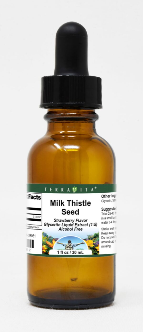 Extracto glicerinado semillas cardo mariano sabor fresa TerraVita