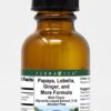 Version 1.0.0 Extracto glicerito papaya lobelia jengibre sabor menta 1oz