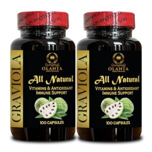 Version 1.0.0 Extracto de graviola cápsulas suplemento botella