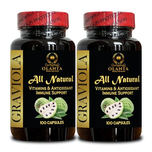 Version 1.0.0 Extracto de graviola cápsulas suplemento botella