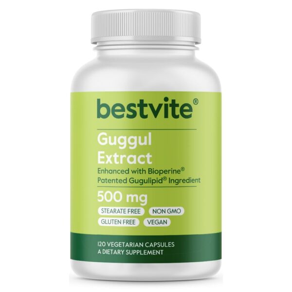 Extracto de Guggul BESTVITE 500mg en envase