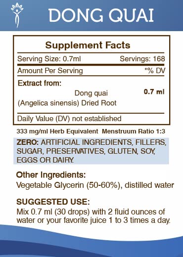 Extracto herbal Dong Quai de Secrets of the Tribe