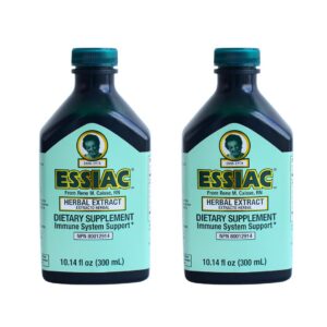 Frascos de Extracto Herbal Essiac Original 10.14 fl oz paquete 2