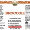 Extracto herbal orgánico de brócoli Hawaii Pharm en botella