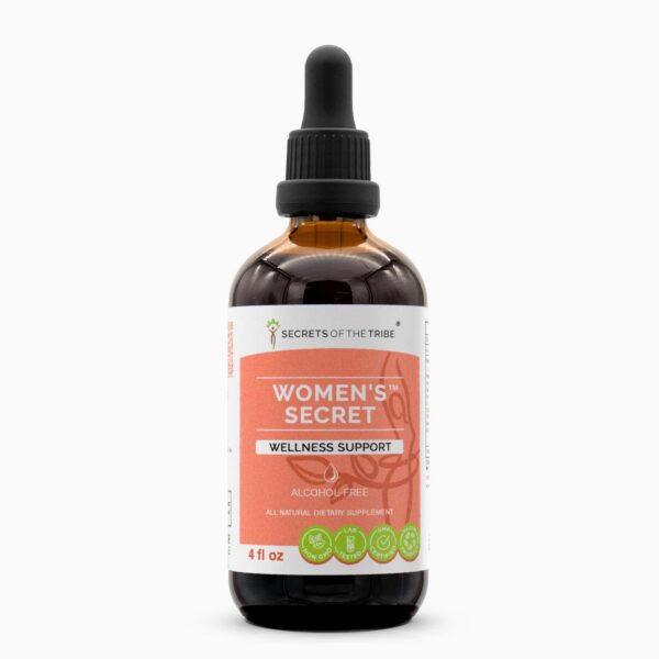 Version 1.0.0 Extracto herbal sin alcohol para mujeres Secrets of the Tribe frasco 120ml